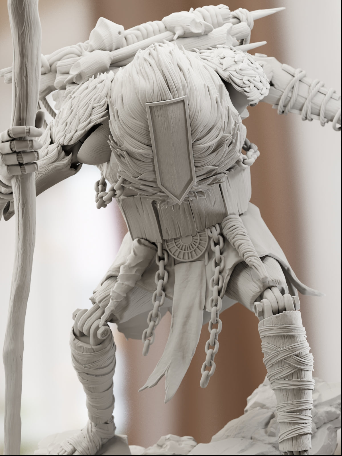 The Bellbearer | Maximum Detailed 12K 3D printed figure
