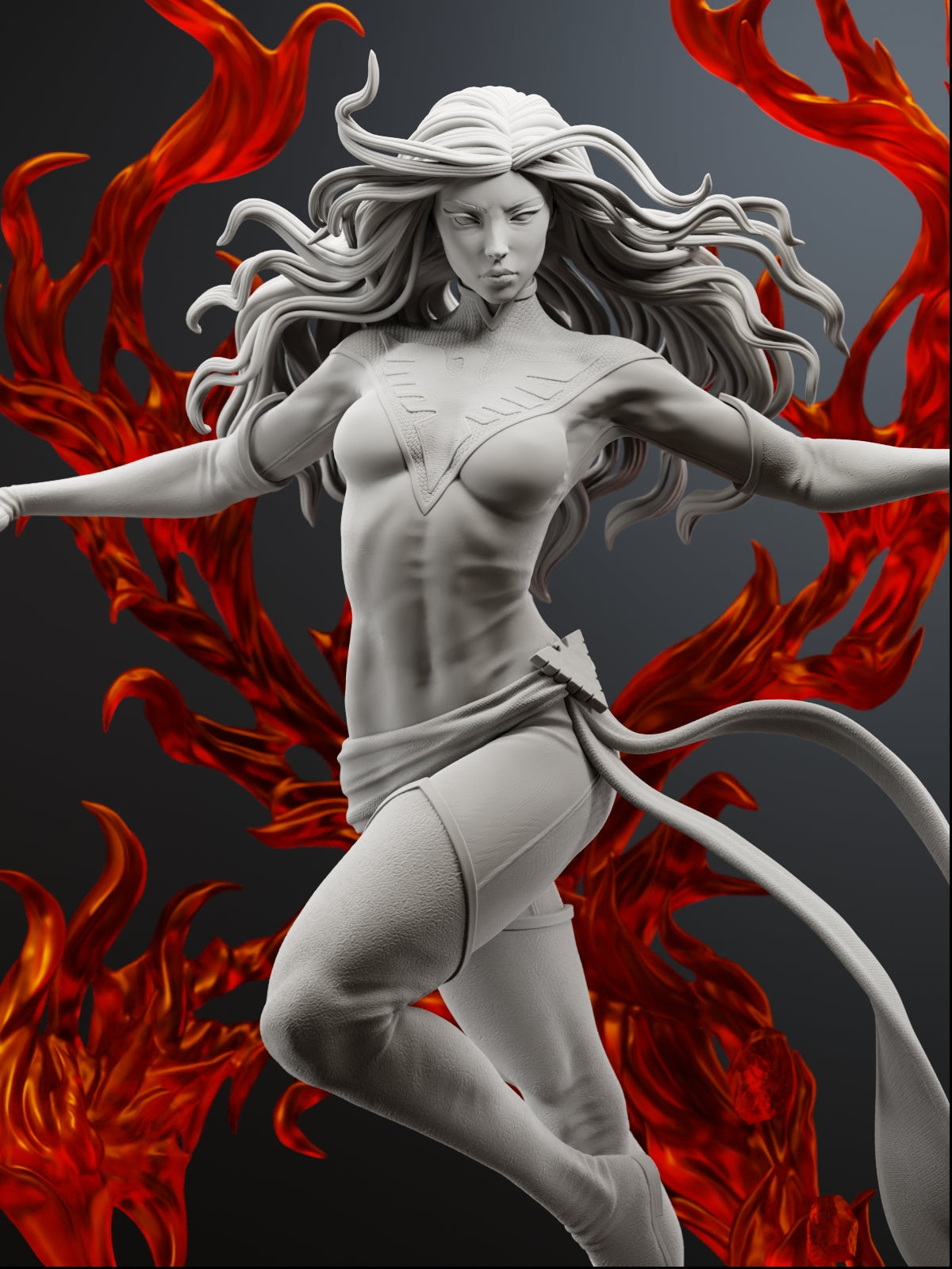 The Dark Phoenix Statue