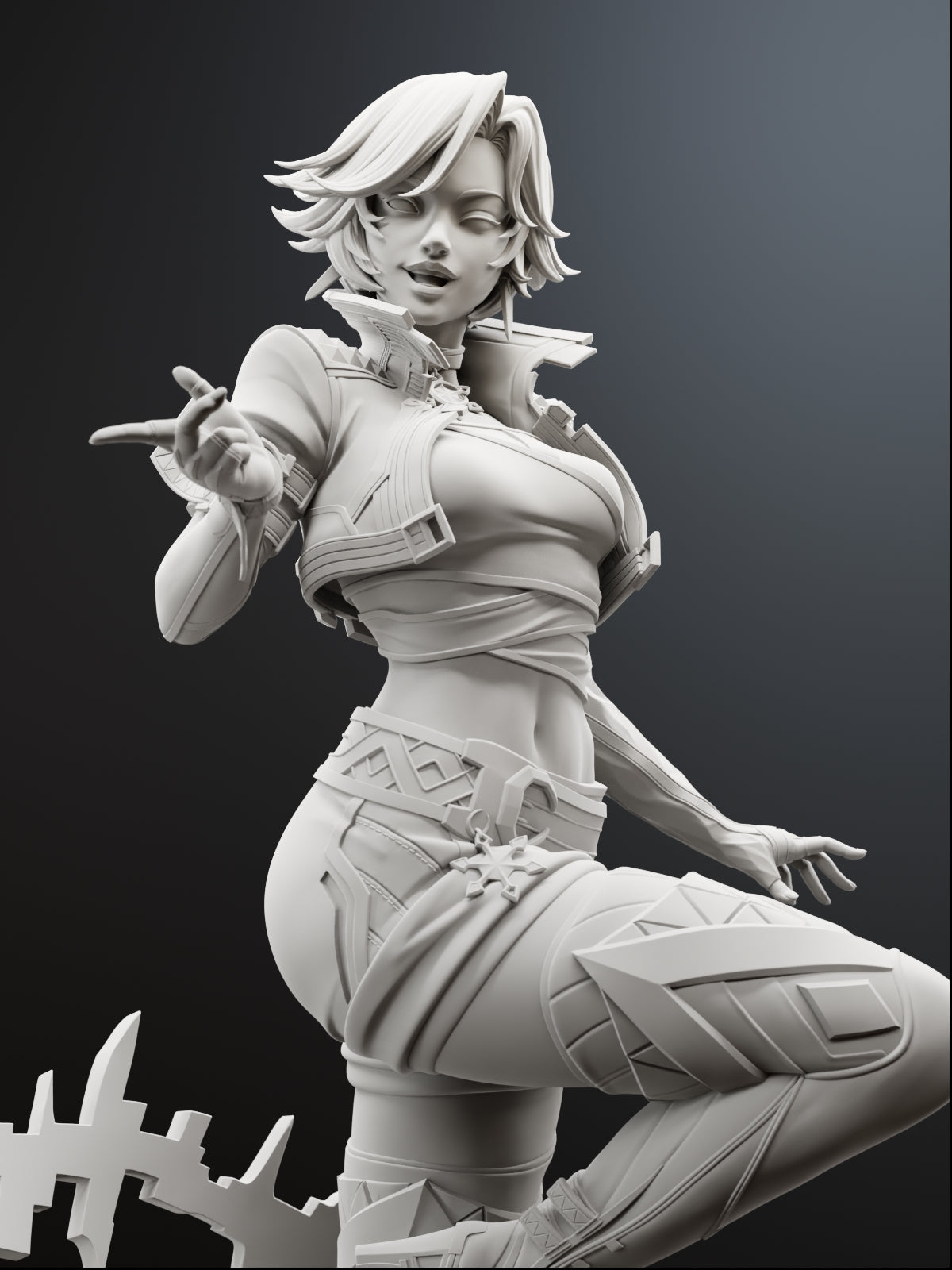The Frozen Idol | Maximum Detailed 12K 3D printed figure