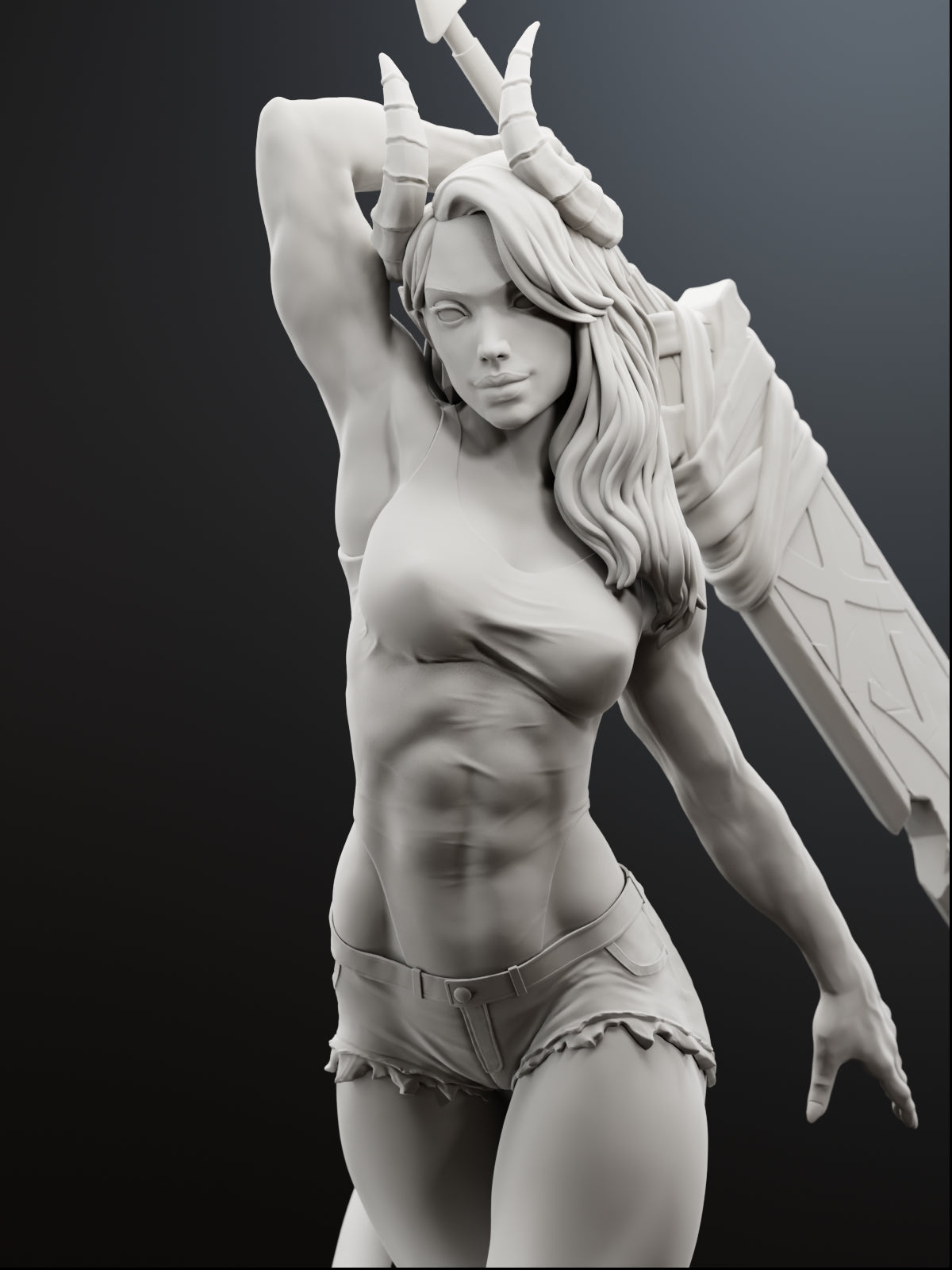Hellwalk Empress | Maximum Detailed 12K 3D printed figure