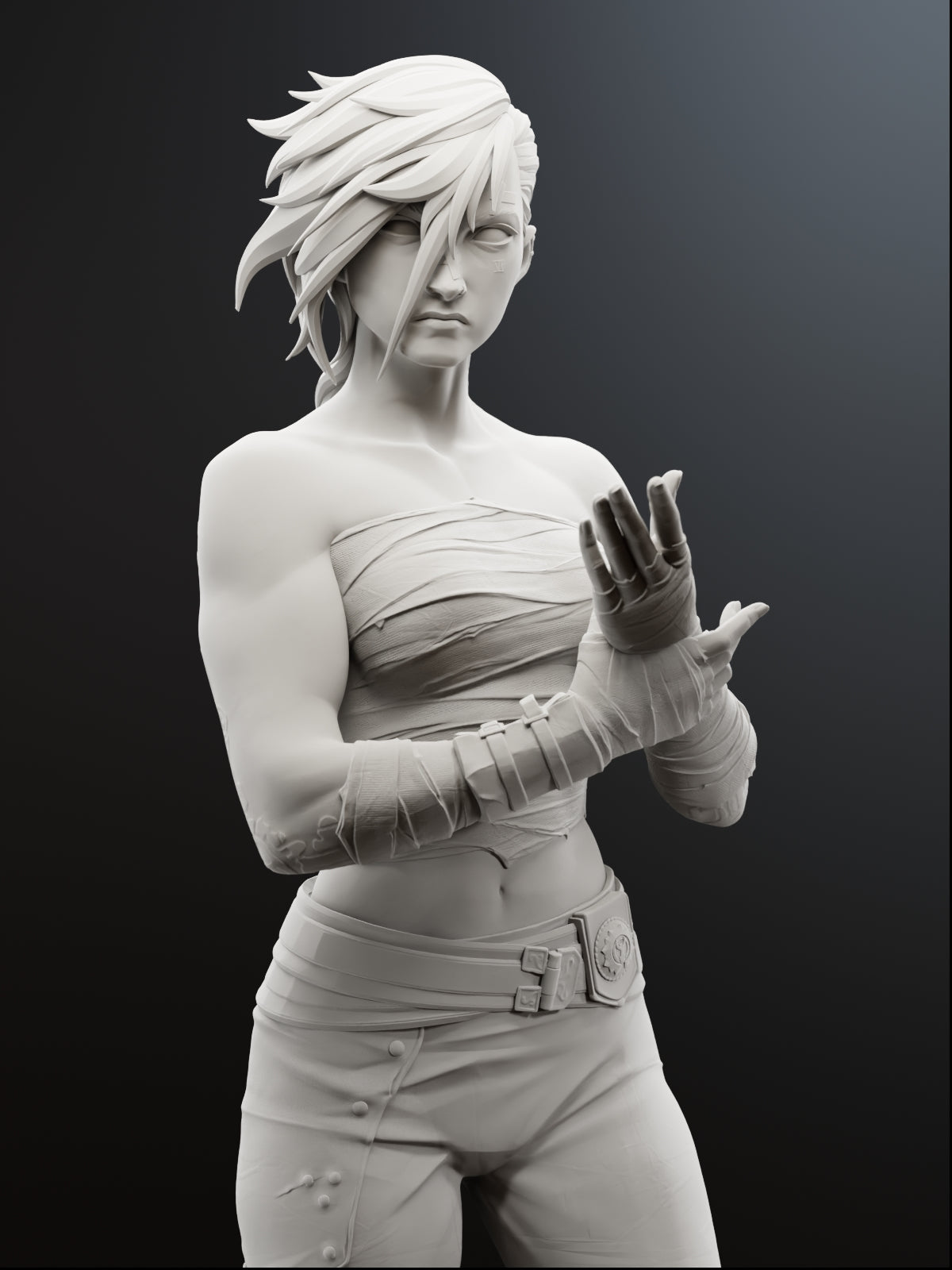 The Pit Fighter | Maximum Detailed 12K 3D printed figure