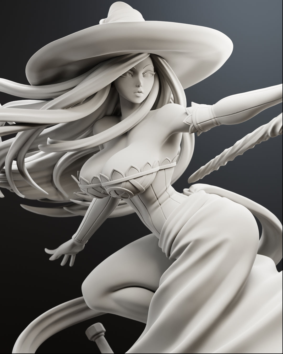 The Velvet Arcanist Statue