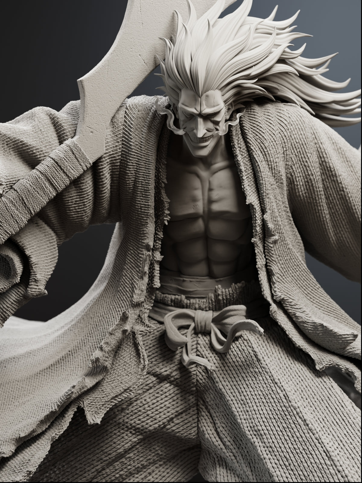 The Strongest Shinigami | Maximum Detailed 12K 3D printed figure