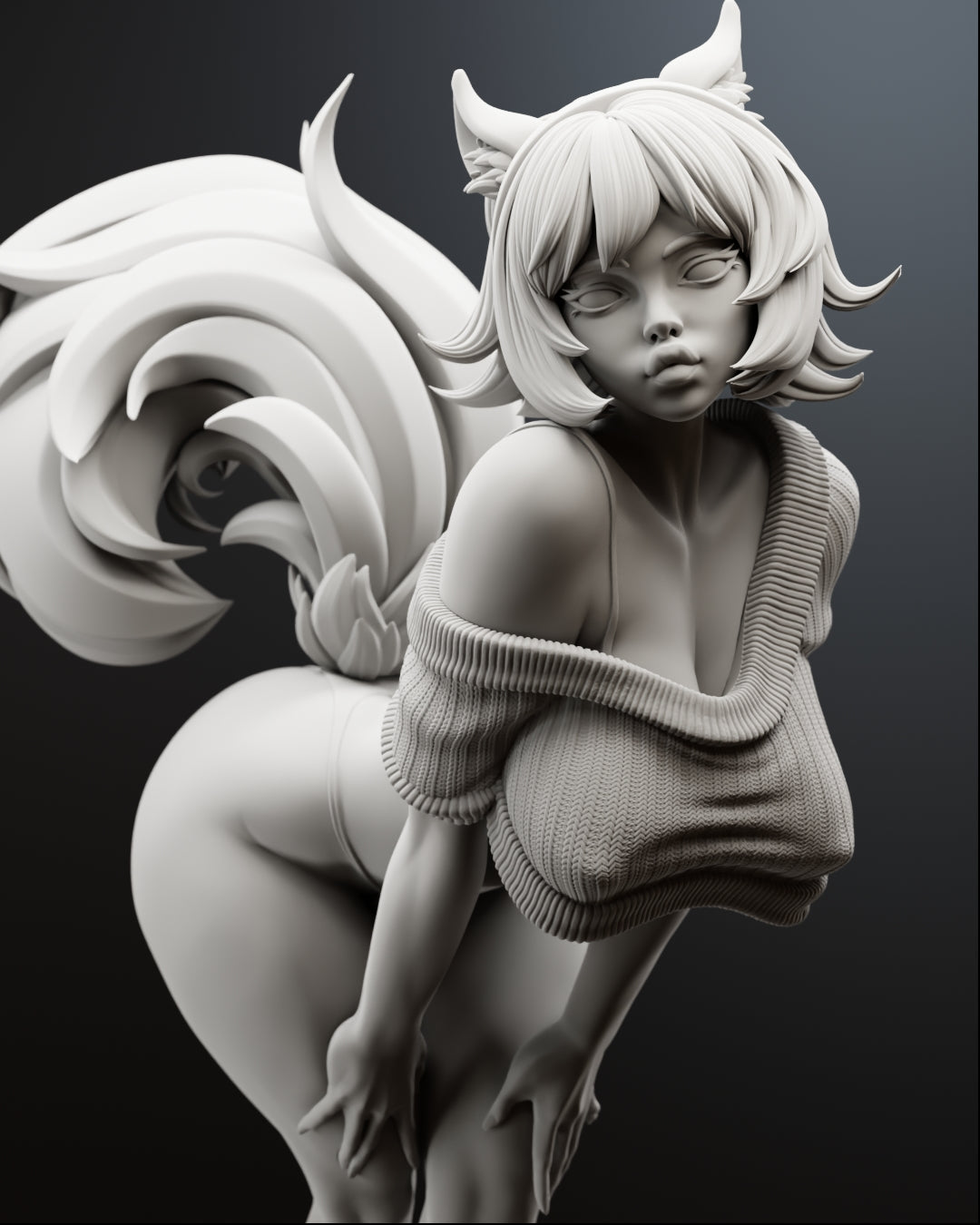 The Unbeatable Squirrel Statue