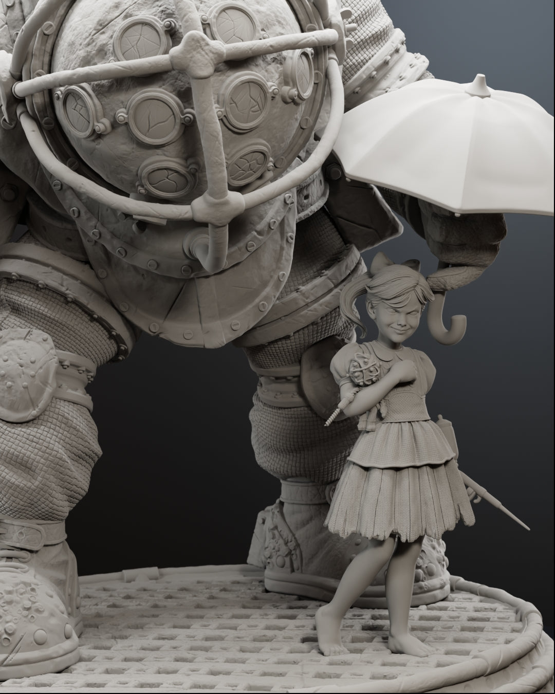 The Rapture Protector Statue