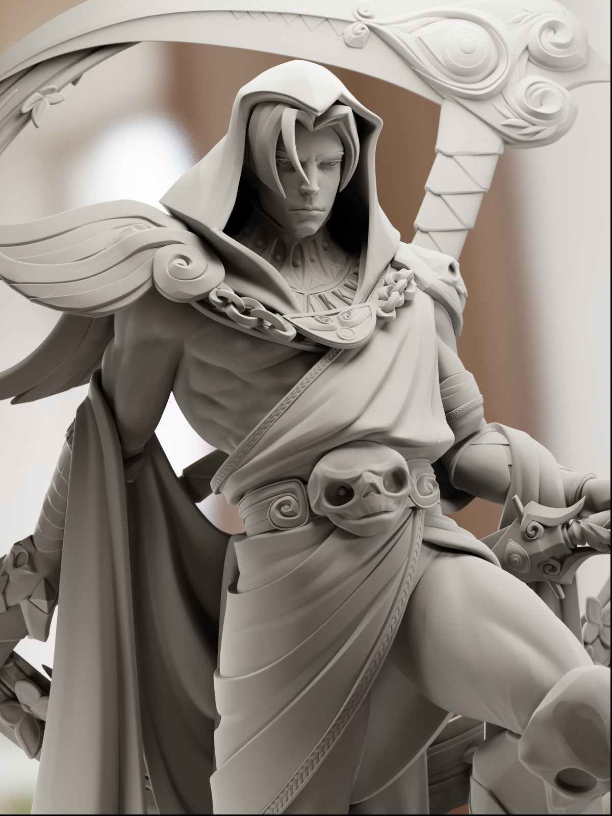 Death Incarnate | Maximum Detailed 12K 3D printed figure