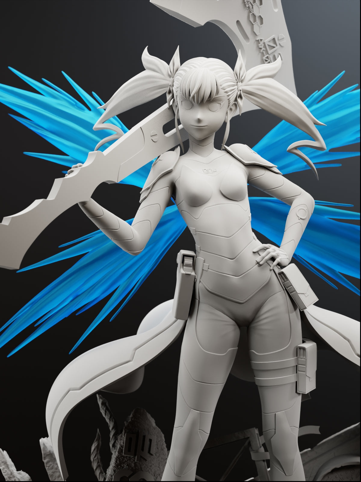The Winged Prodigy | Maximum Detailed 12K 3D Printed Figure