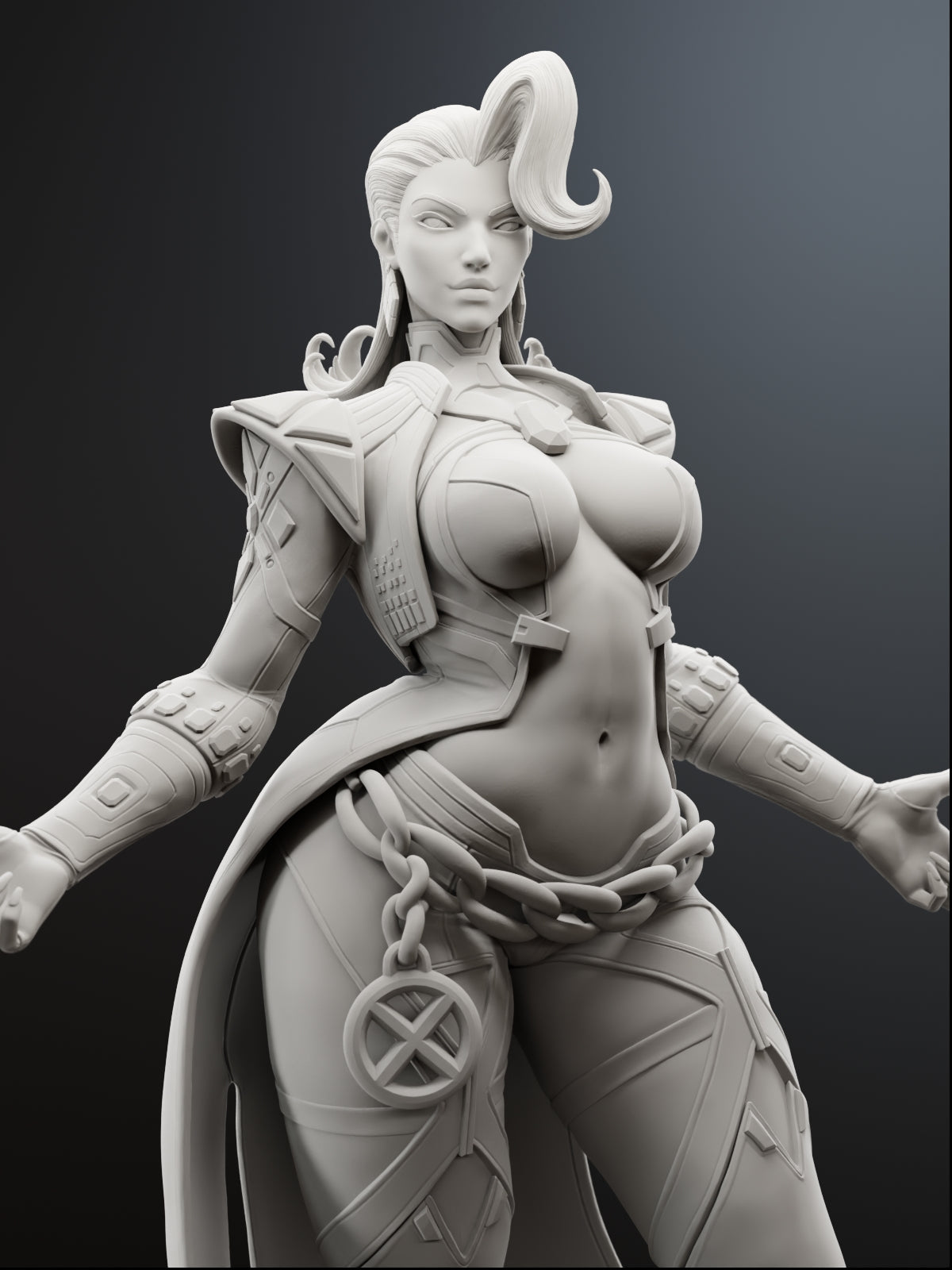 Frost Revolution | Maximum Detailed 12K 3D printed figure