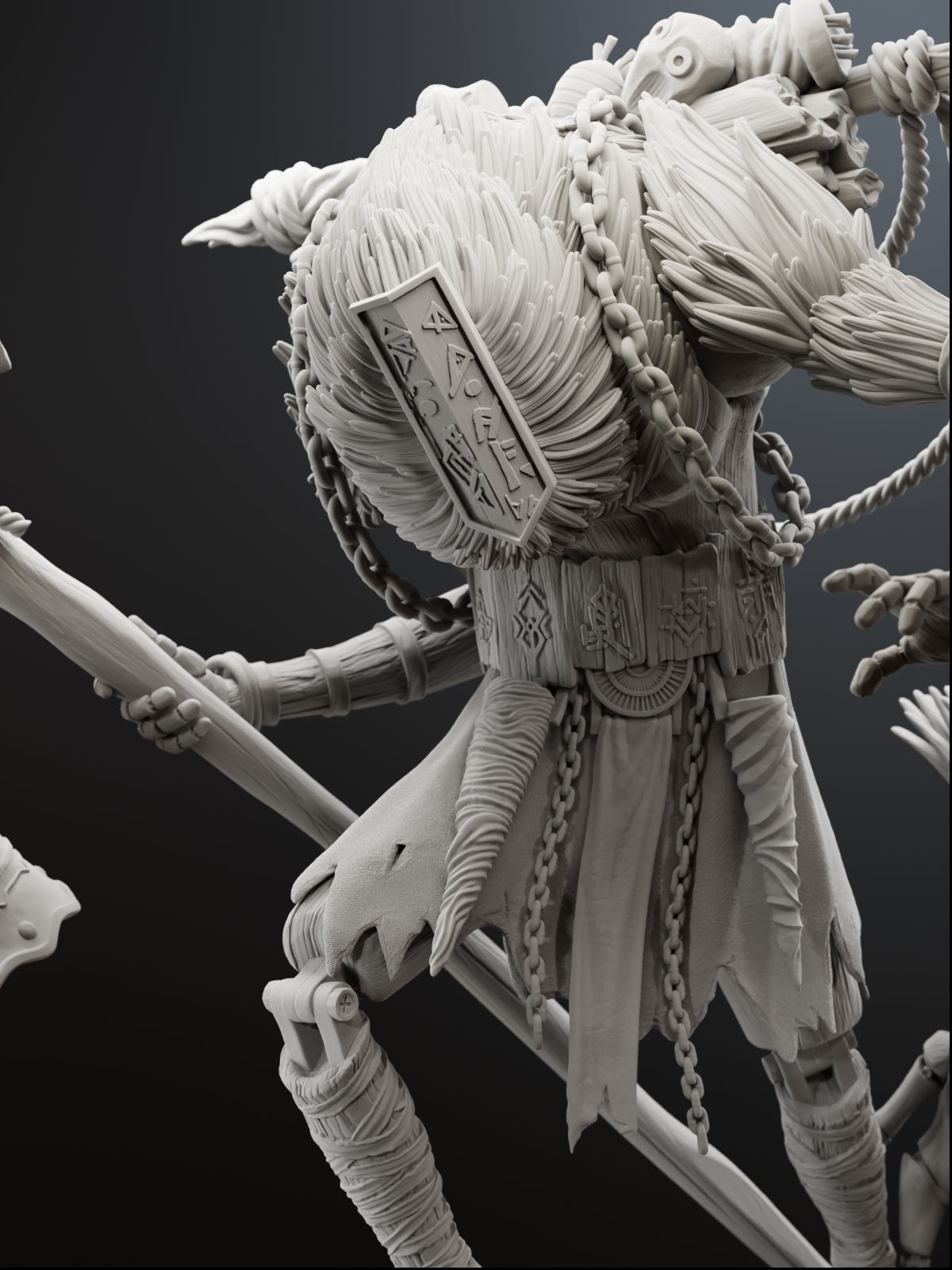 The Feet Collector | Maximum Detailed 12K 3D printed figure