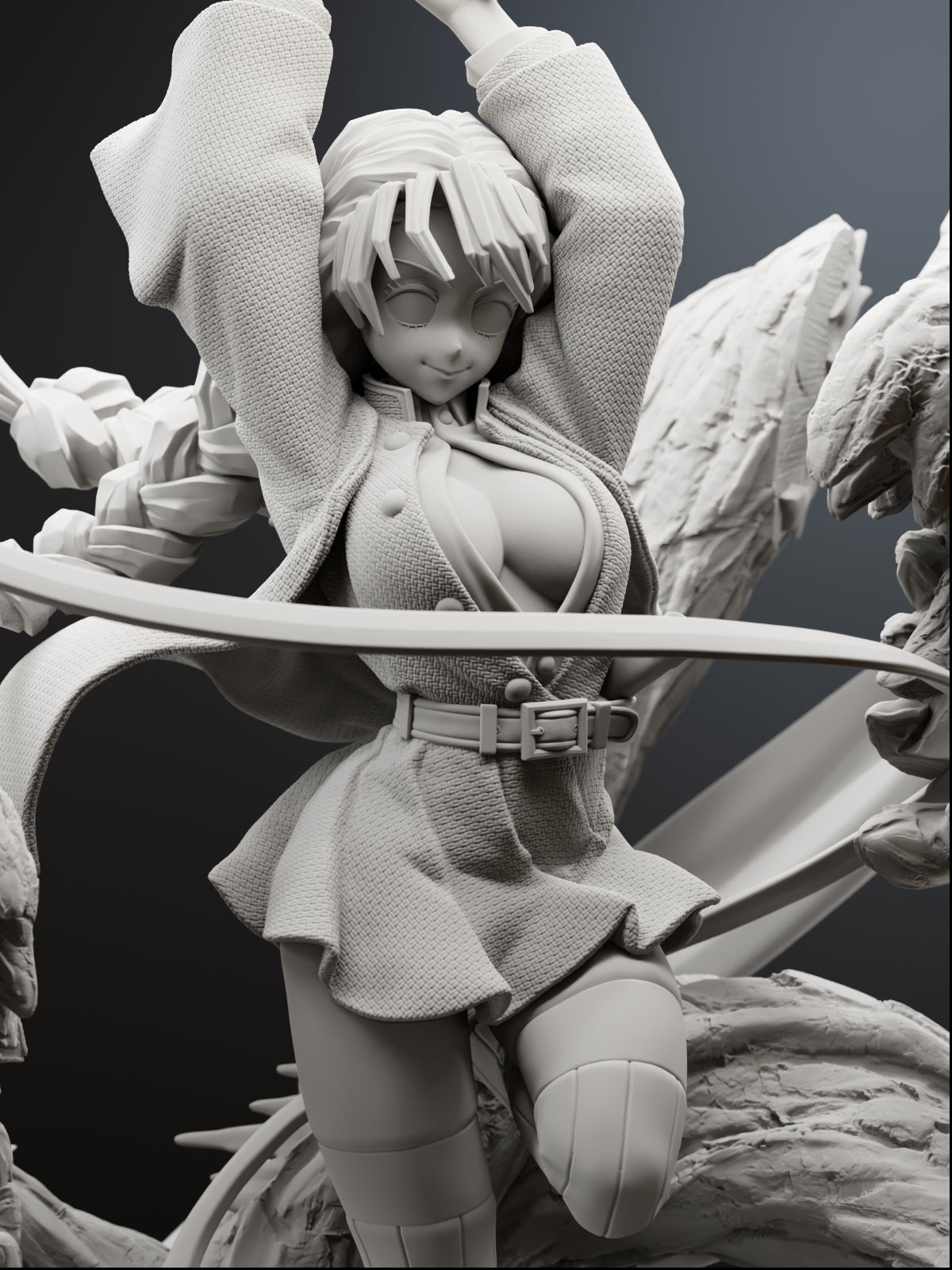 The Love Hashira | Maximum Detailed 12K 3D printed figure