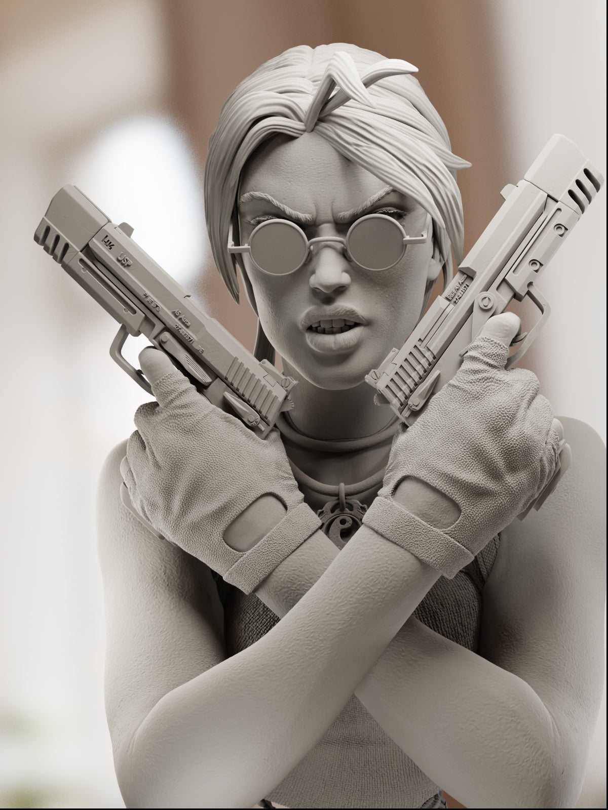 Queen of Adventure | Maximum Detailed 12K 3D printed bust