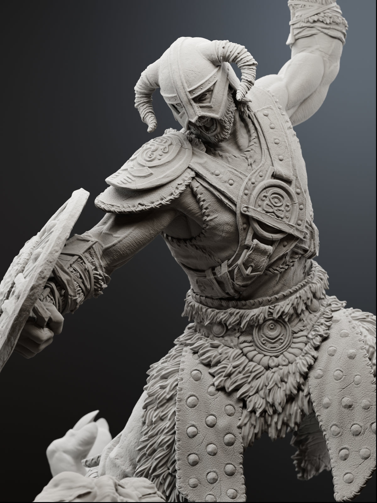 The Dragonborn | Maximum Detailed 12K 3D printed figure