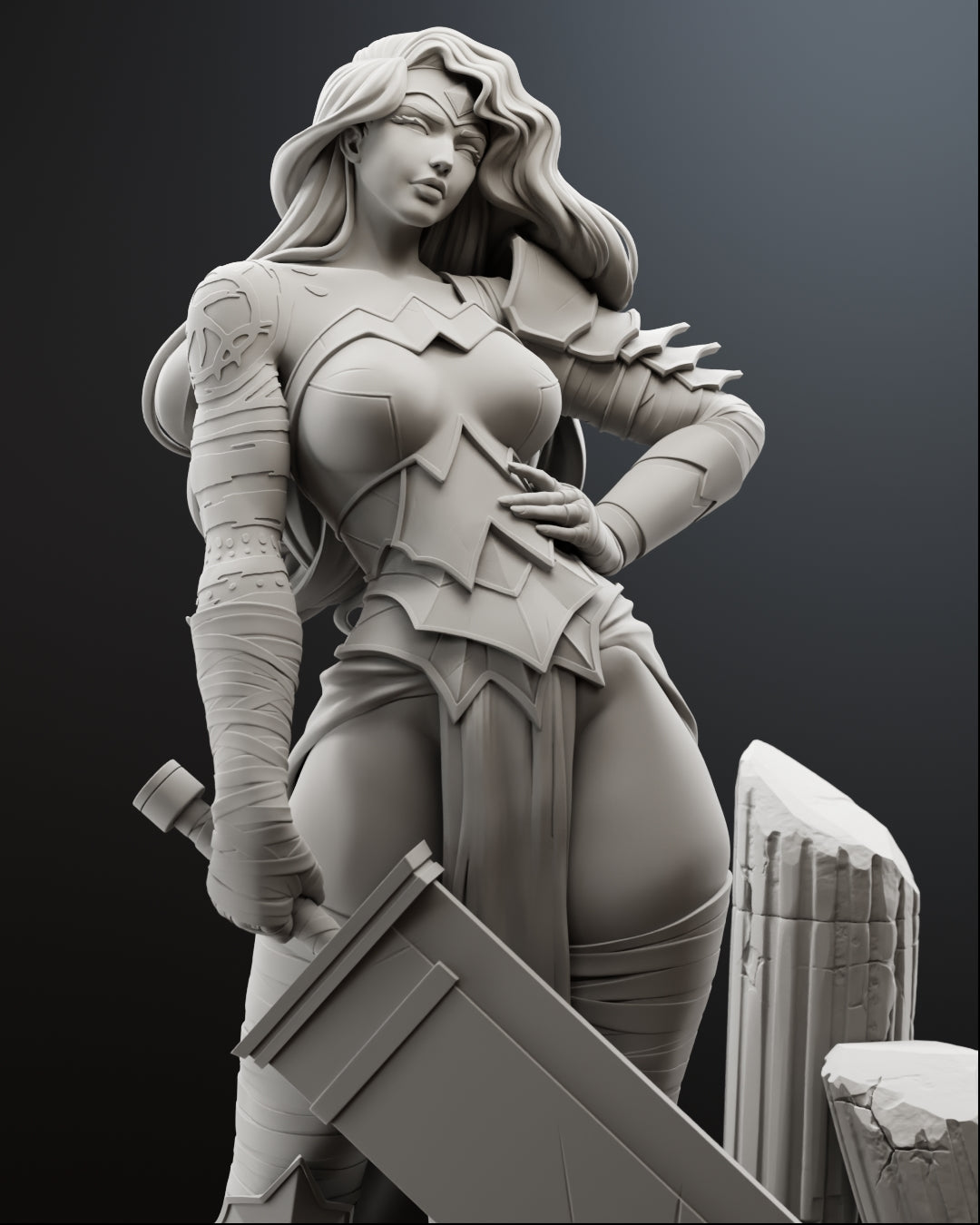 Absolute Warrior Statue
