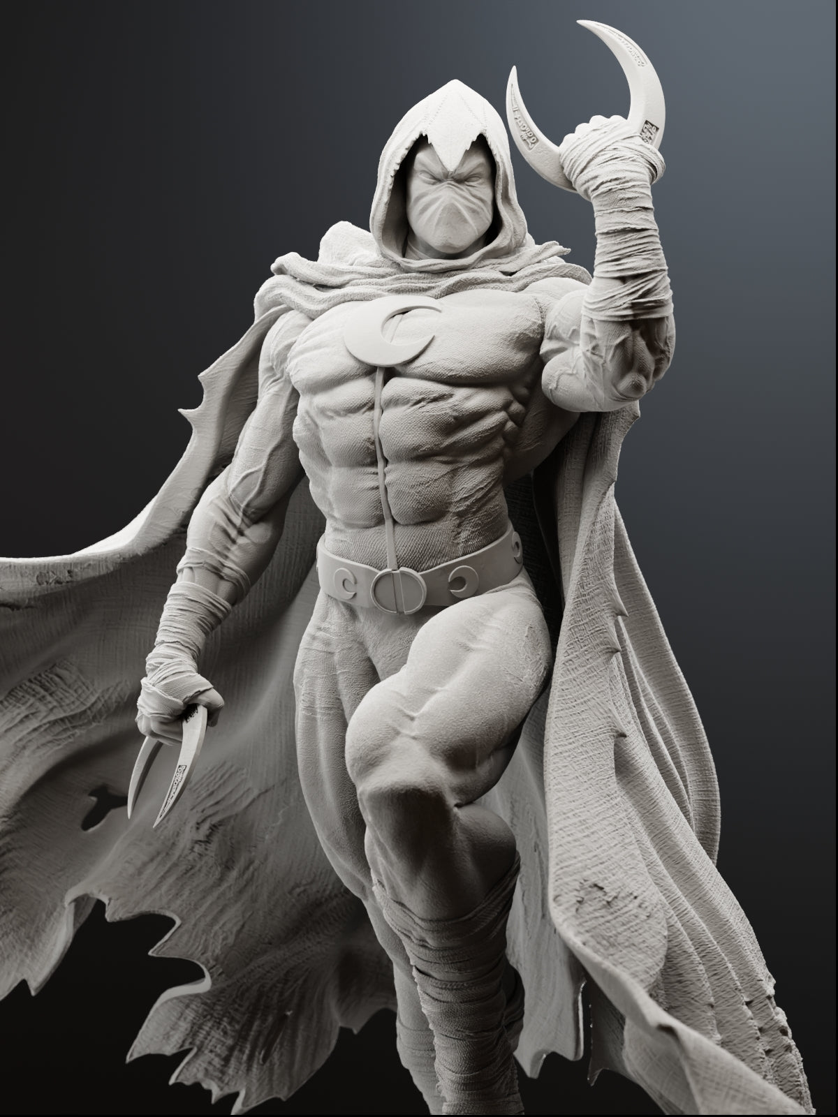 Hand of the Moon Statue