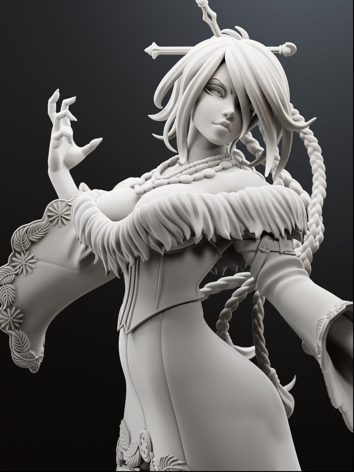 The Shadow Weaver | Maximum Detailed 12K 3D printed figure