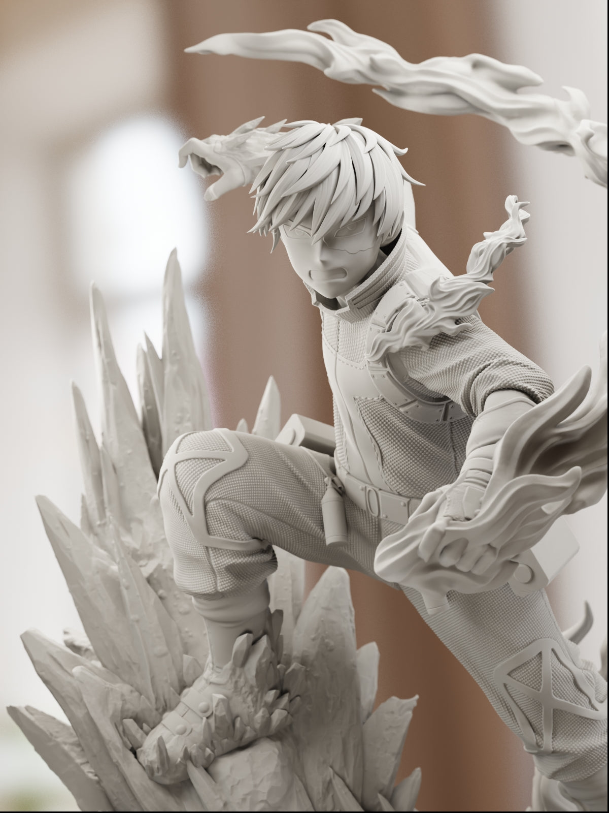 The Fire and Ice | Maximum Detailed 12K 3D Printed Figure