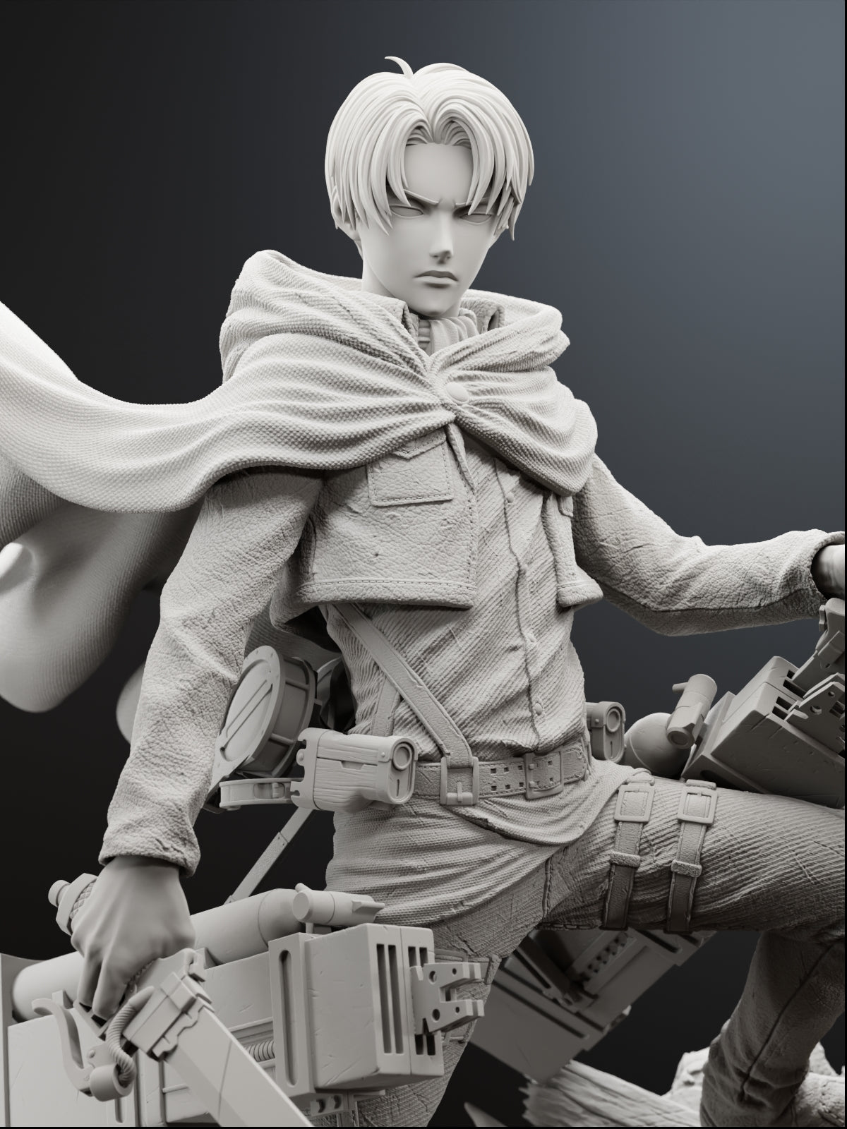 The Stoic Reaper | Maximum Detailed 12K 3D printed figure