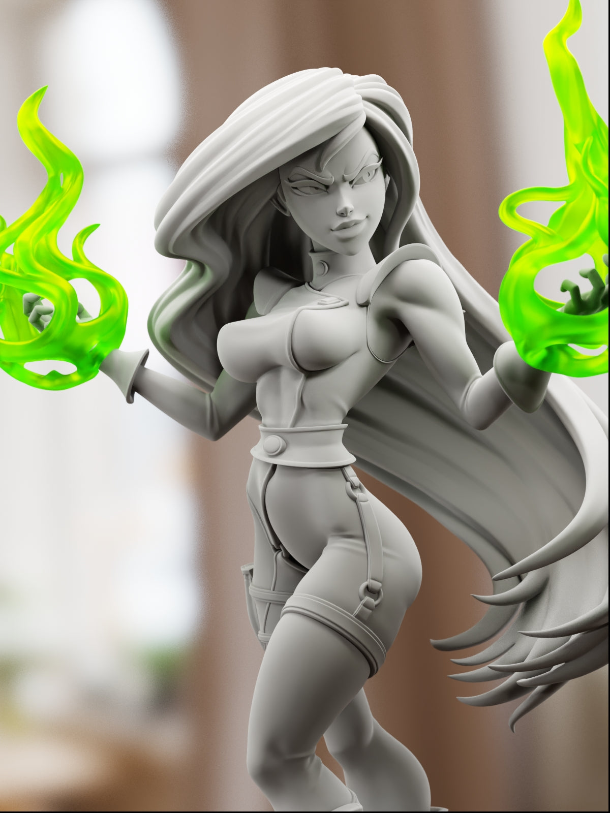 The Emerald Menace | Maximum Detailed 12K 3D printed figure