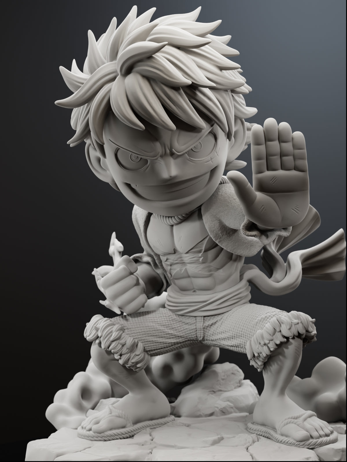 Tiny Pirate King | Maximum Detailed 12K 3D printed figure