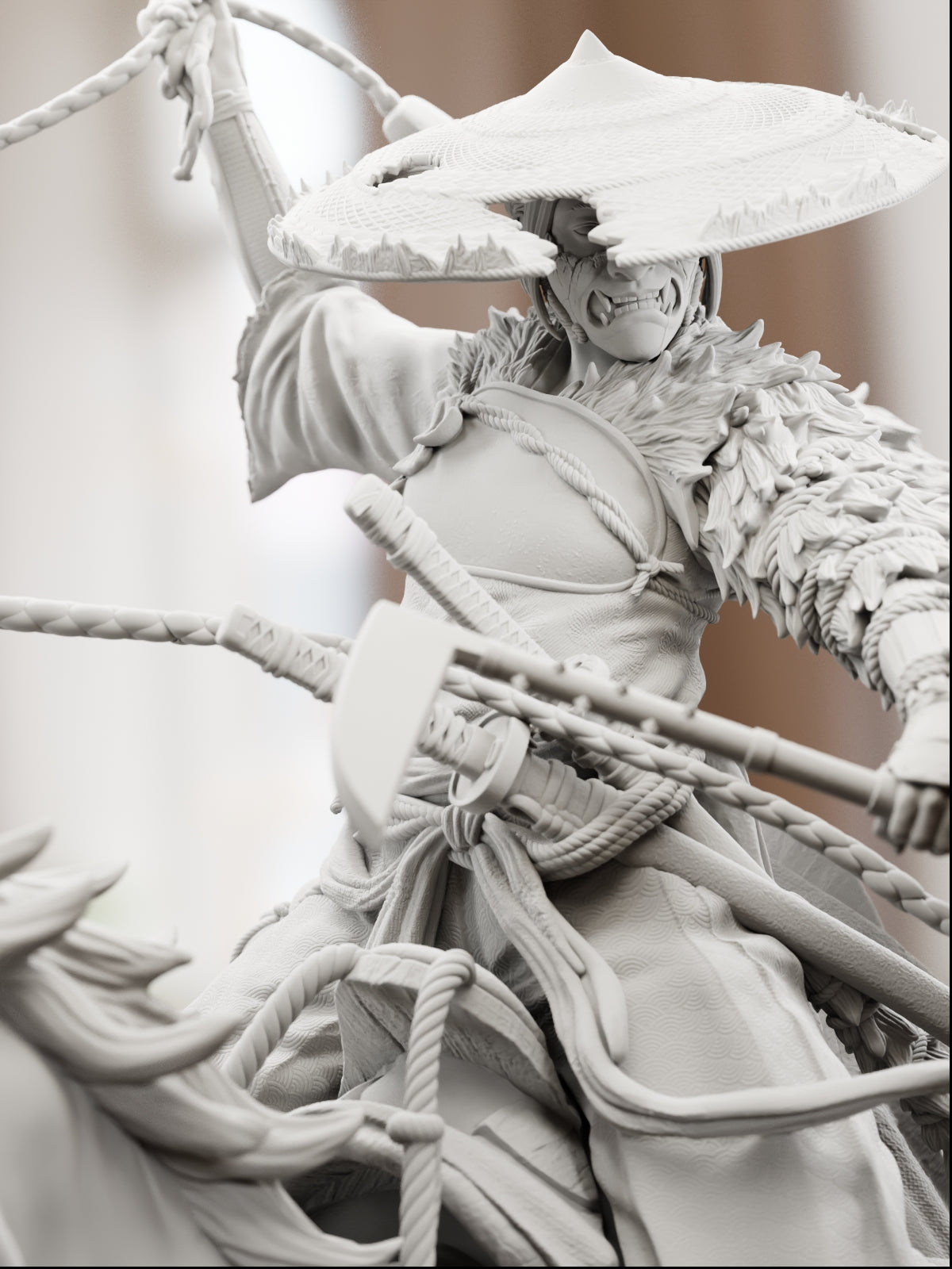The Lone Rider | Maximum Detailed 12K 3D printed figure