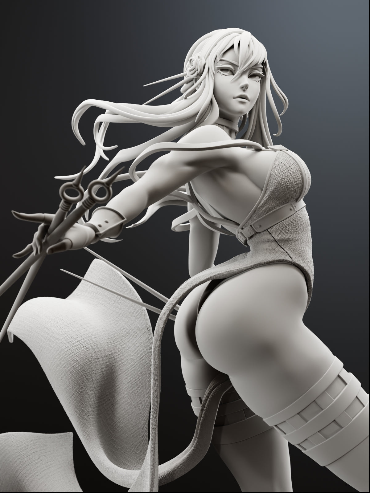 The Thorn Princess | Maximum Detailed 12K 3D printed figure