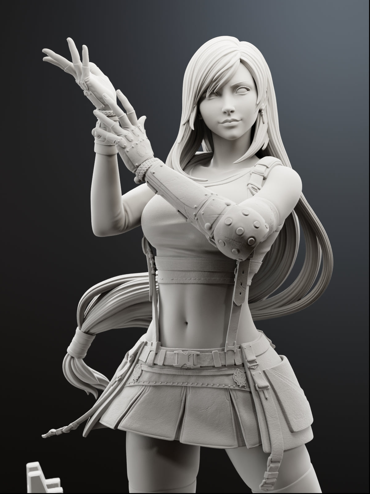 Seventh Heaven Brawler Statue