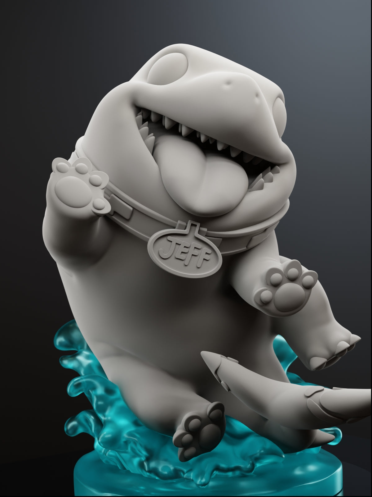 The Land Shark Statue