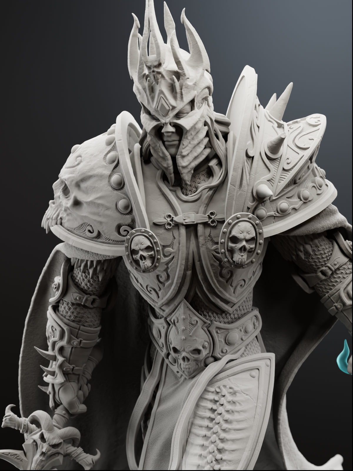 The Lich King | Maximum Detailed 12K 3D printed figure
