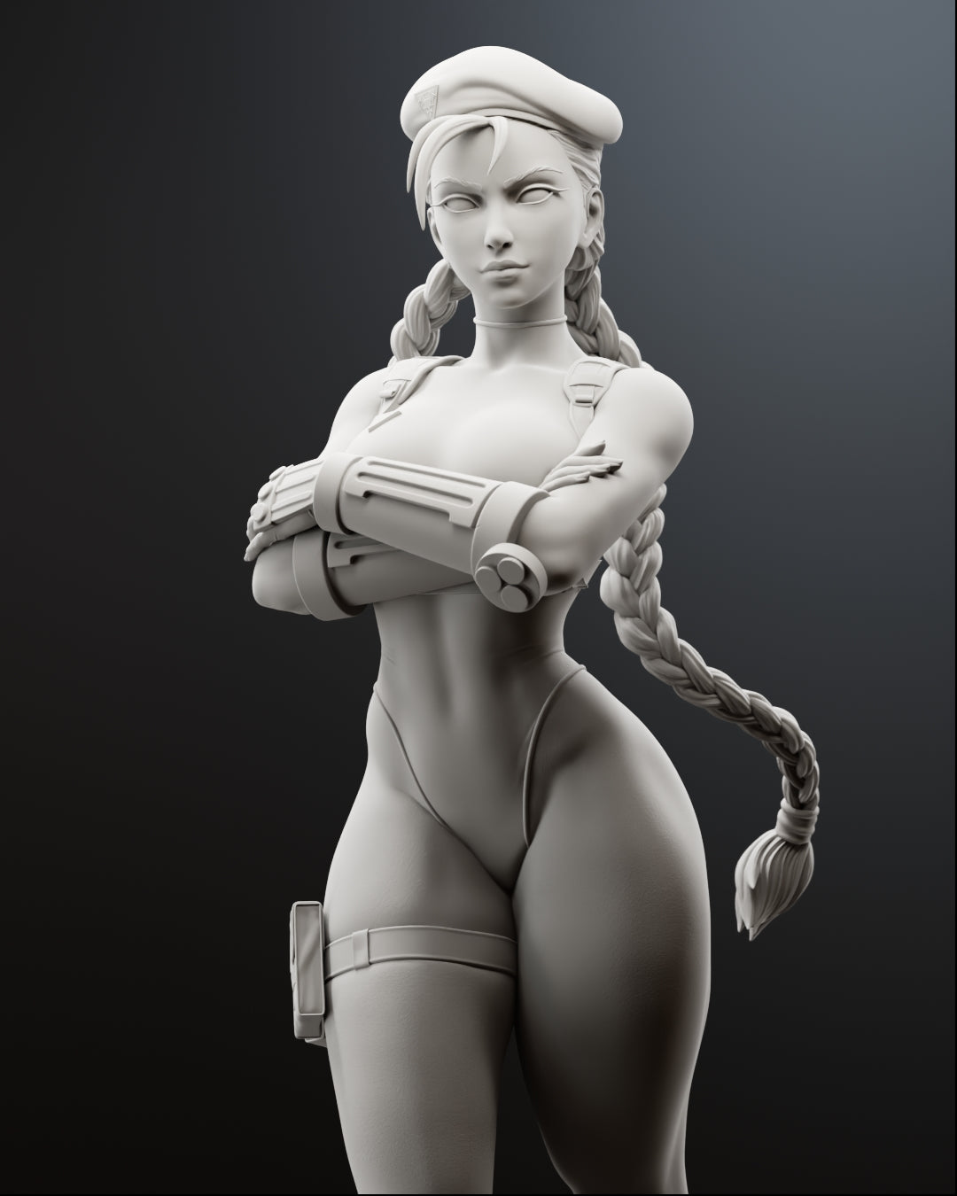 Braided Fighter Statue