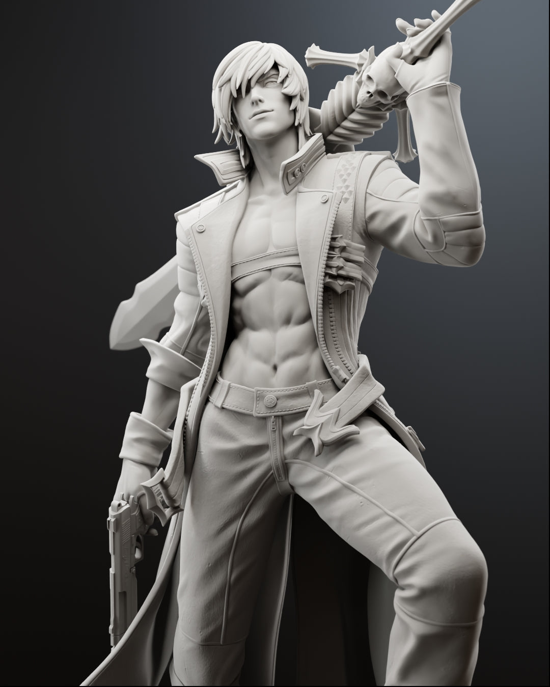 The Devil Rebel | Maximum Detailed 12K 3D printed figure