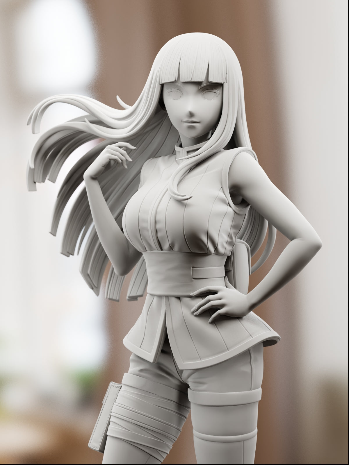 The Shy Blossom | Maximum Detailed 12K 3D Printed Figure