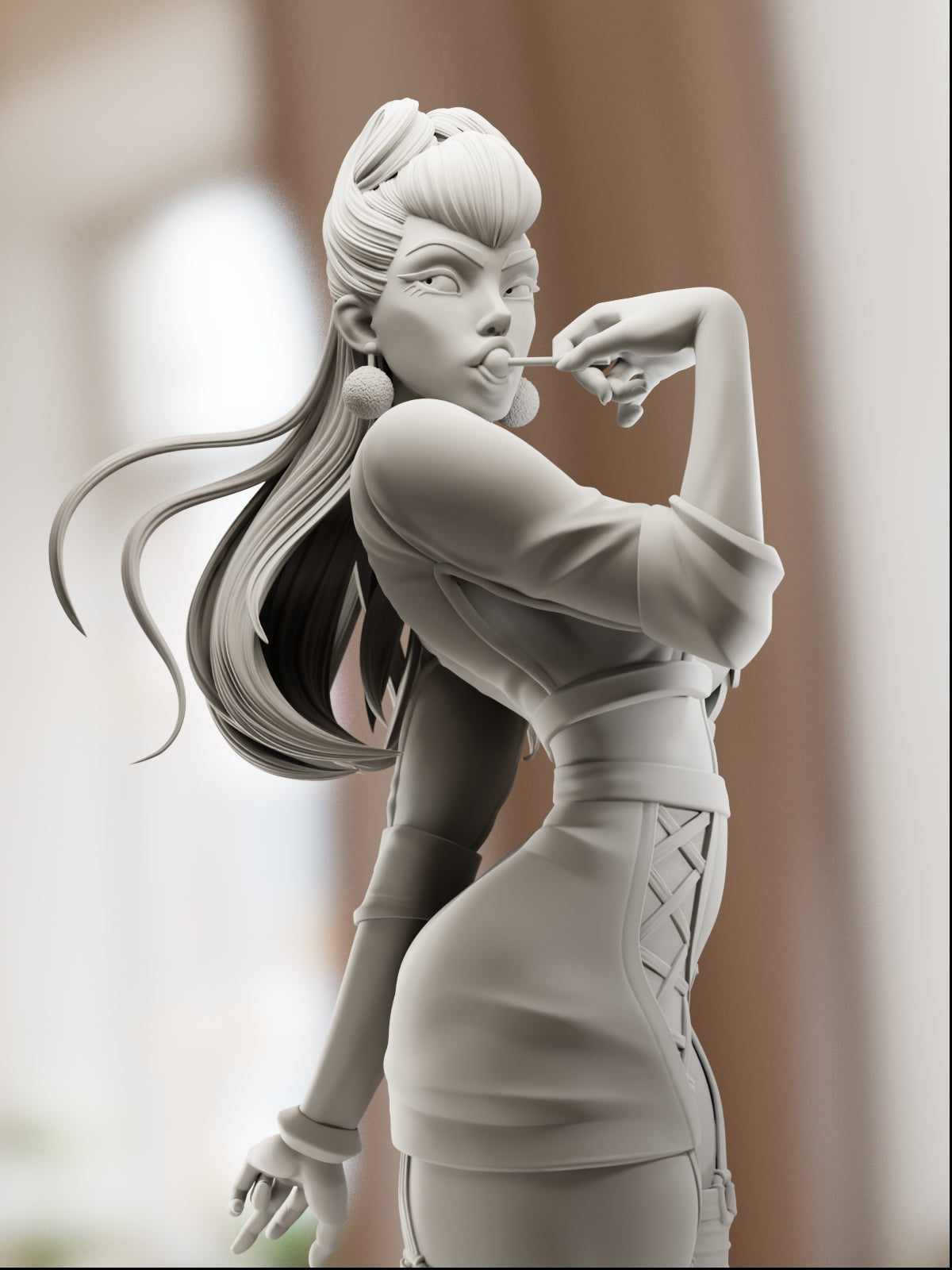The Demon Diva | Maximum Detailed 12K 3D printed figure