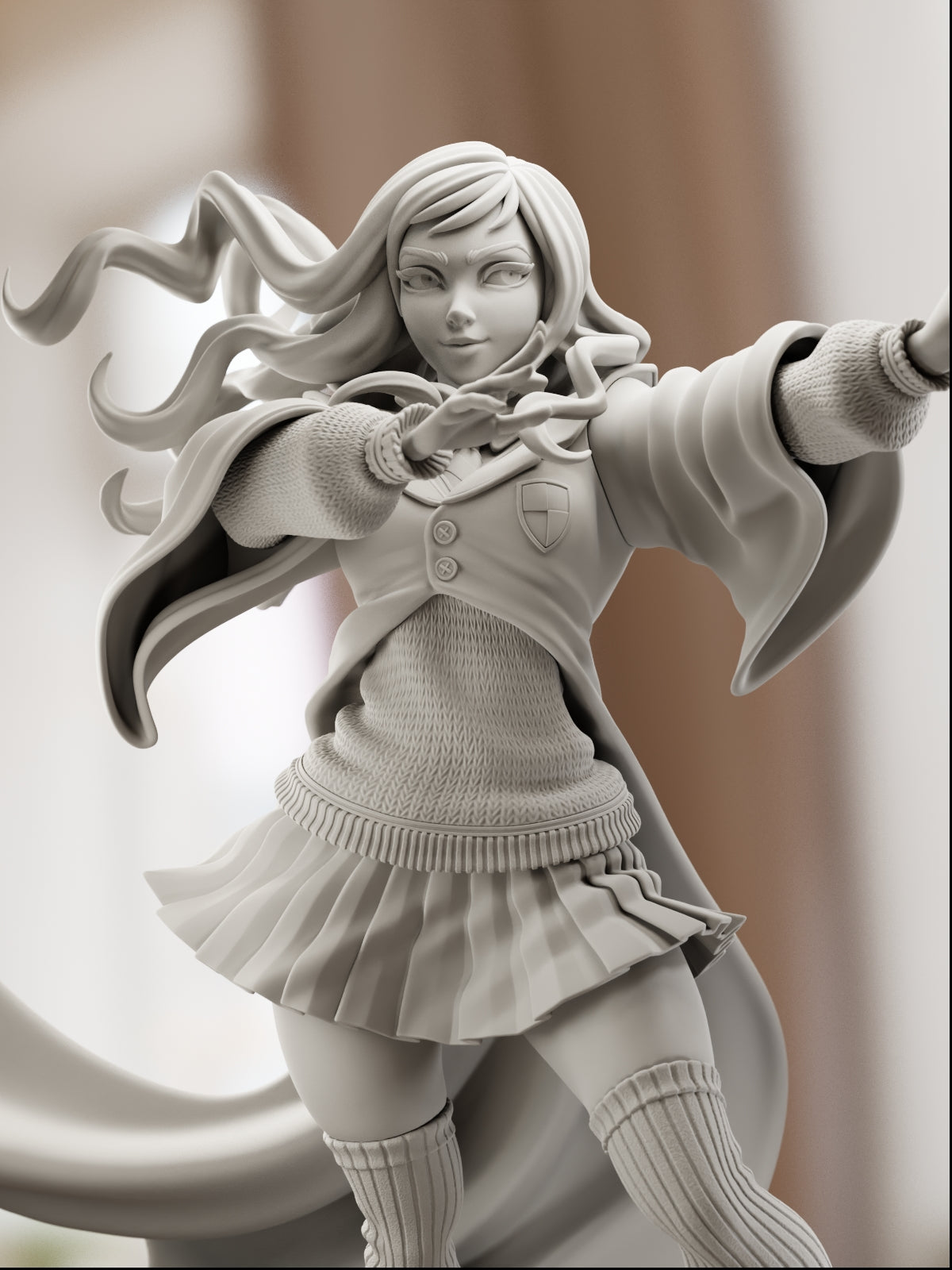 The Brightest Witch | Maximum Detailed 12K 3D printed figure