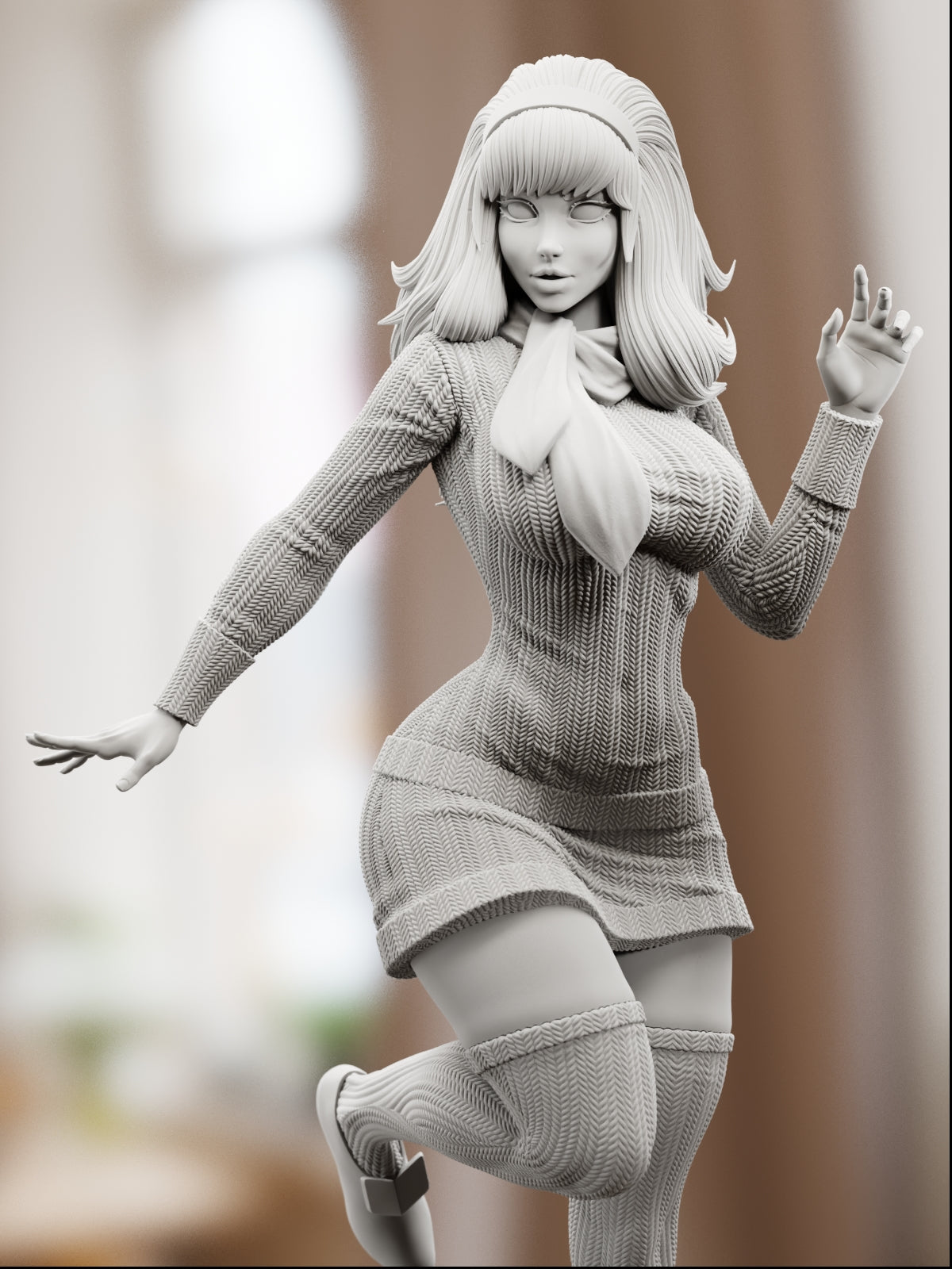 The Glamorous Sleuth | Maximum Detailed 12K 3D printed figure