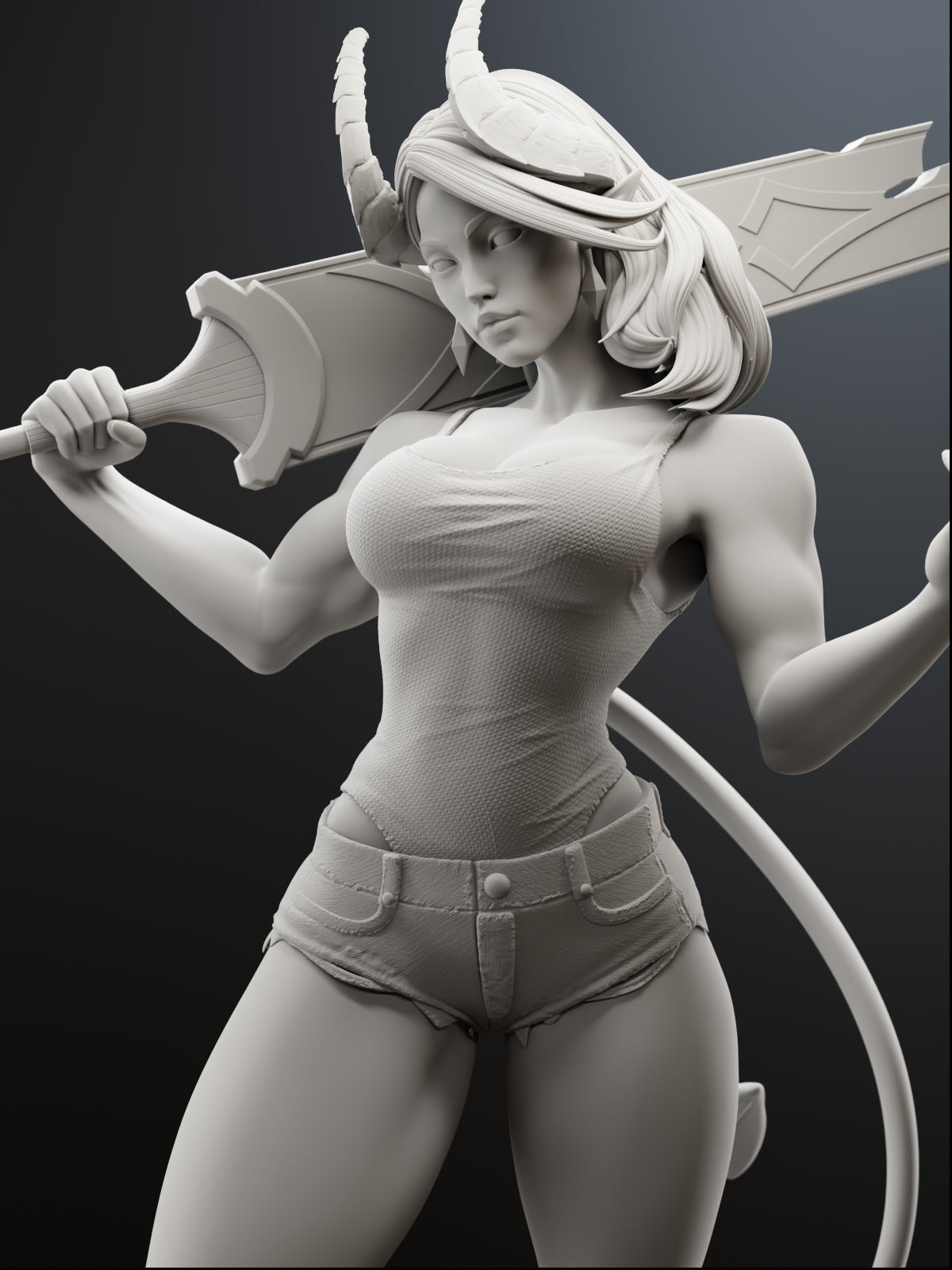 The Infernal Enforcer Statue