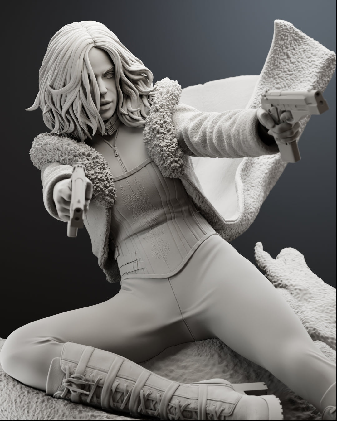 The Death Dealer | Maximum Detailed 12K 3D printed figure