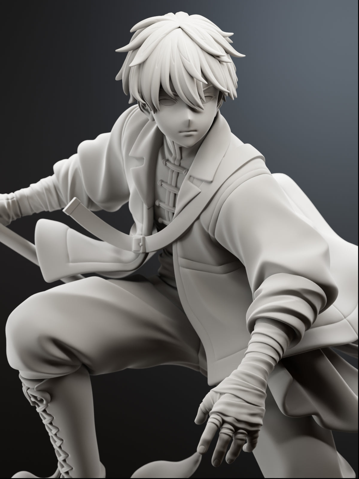 The Frontline Fighter | Maximum Detailed 12K 3D printed figure