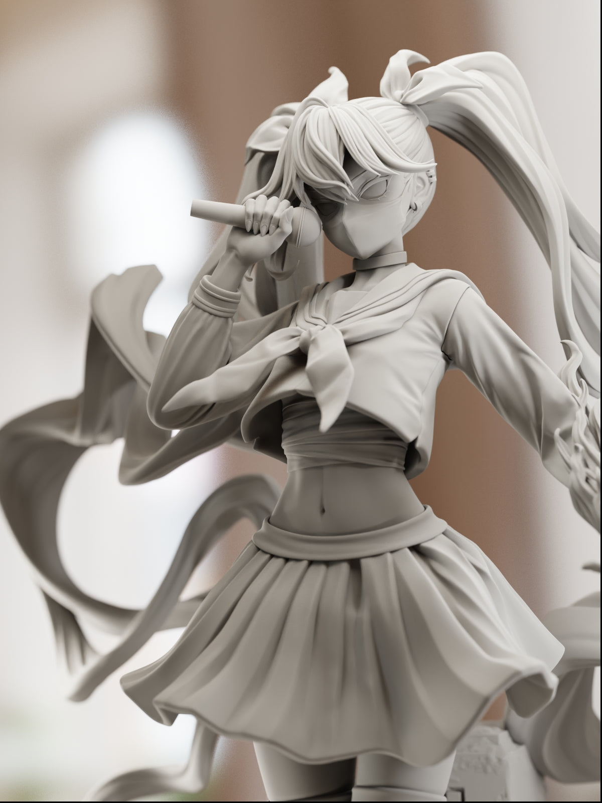 The Virtual Idol | Maximum Detailed 12K 3D printed figure
