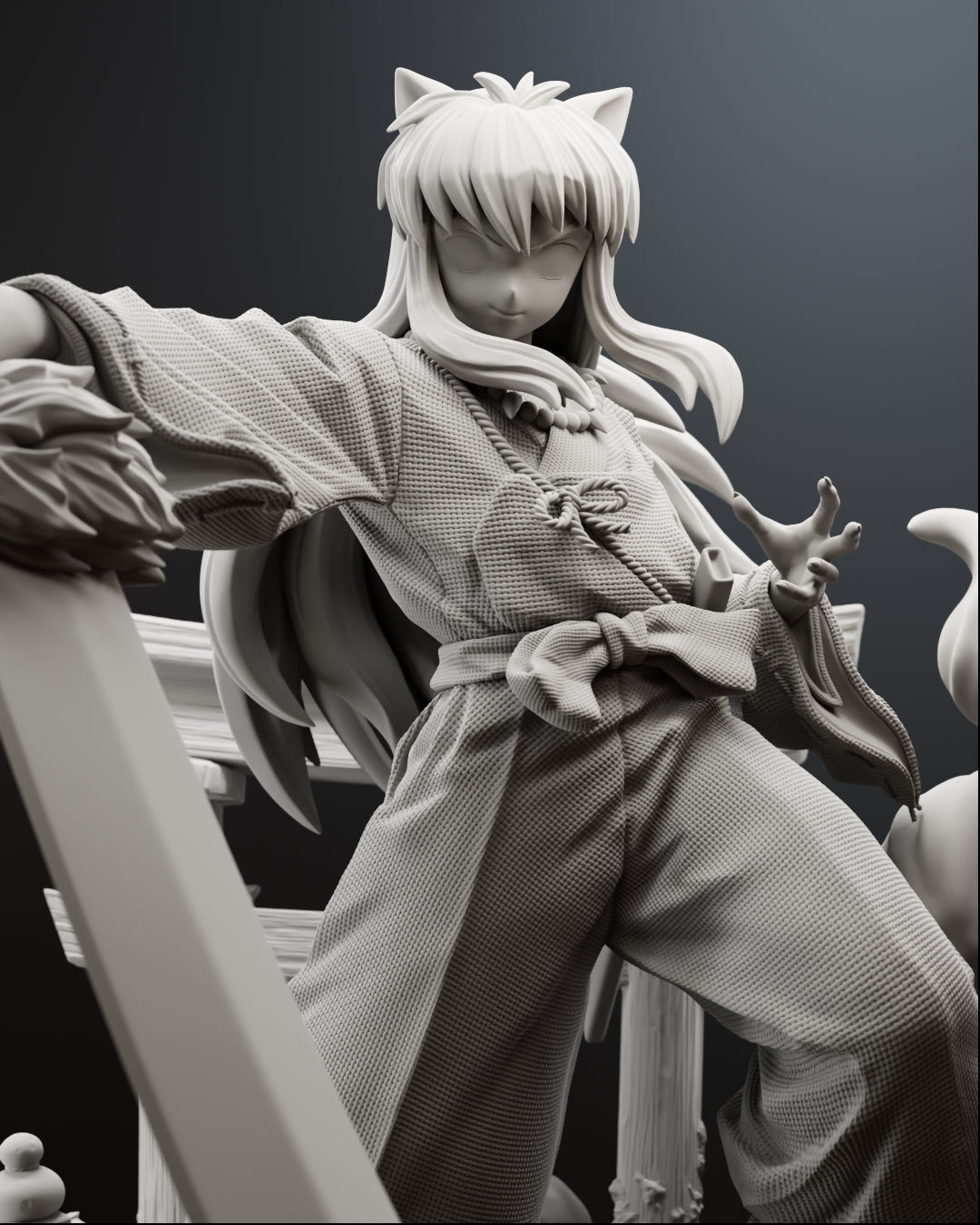 The Dog Demon Statue