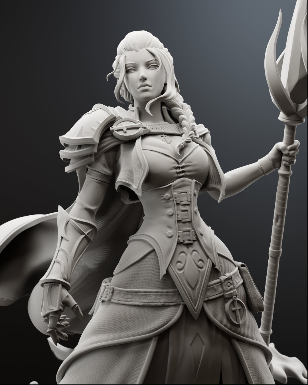 Daughter of the Sea | Maximum Detailed 12K 3D printed figure