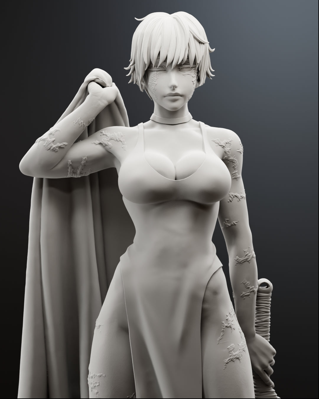 Split Soul Maki Statue