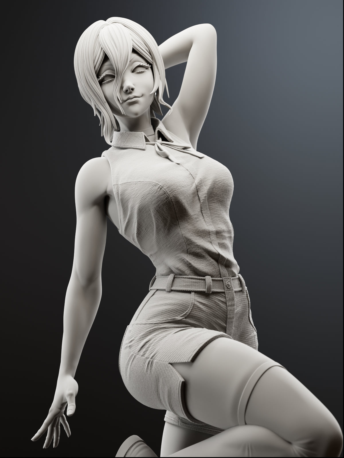 The Bomb Girl | Maximum Detailed 12K 3D printed figure