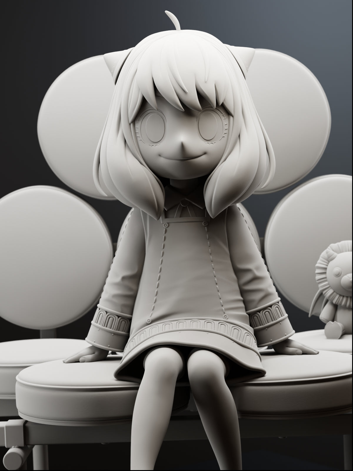 Pink Mischief Statue