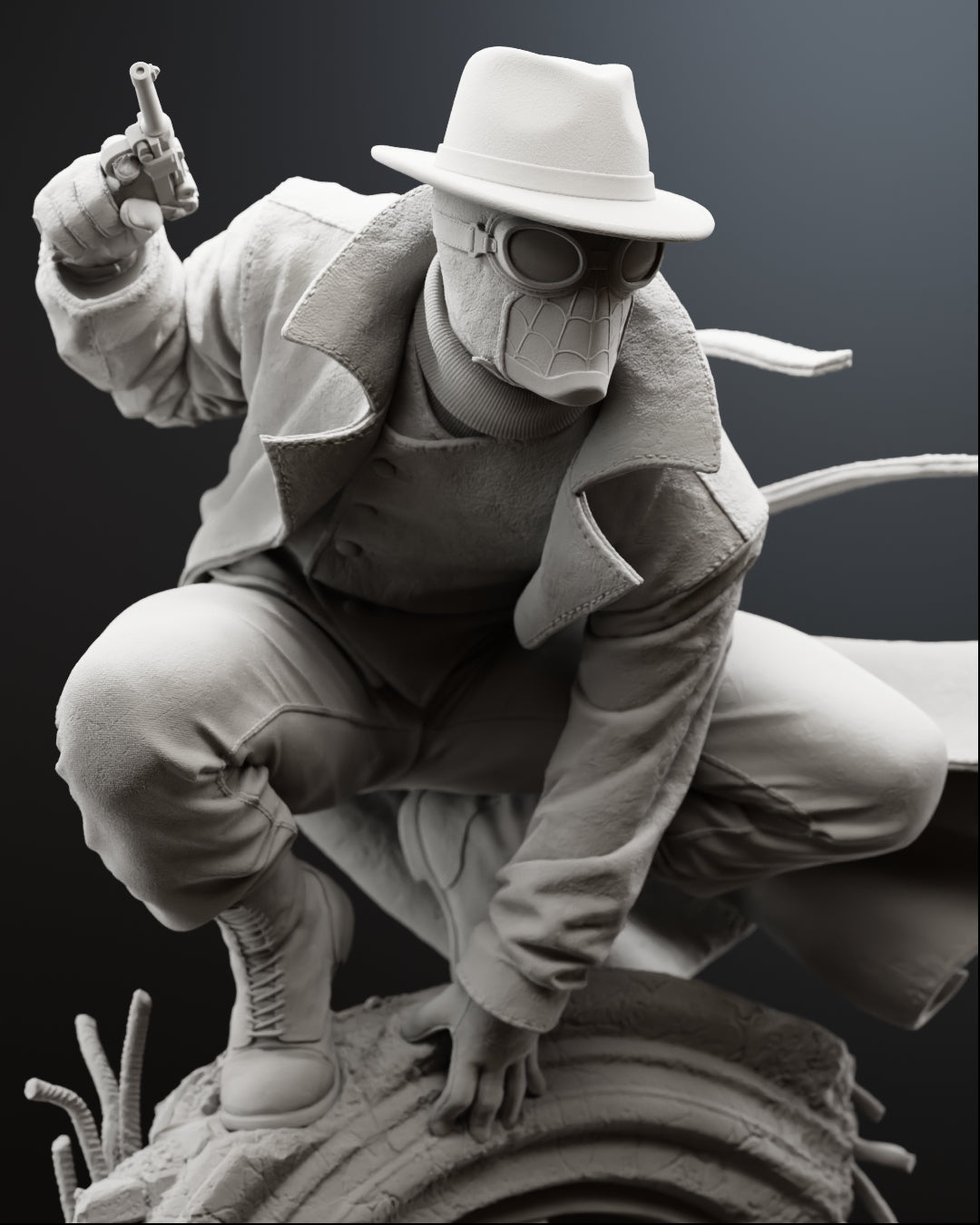 The Masked Vigilante Statue