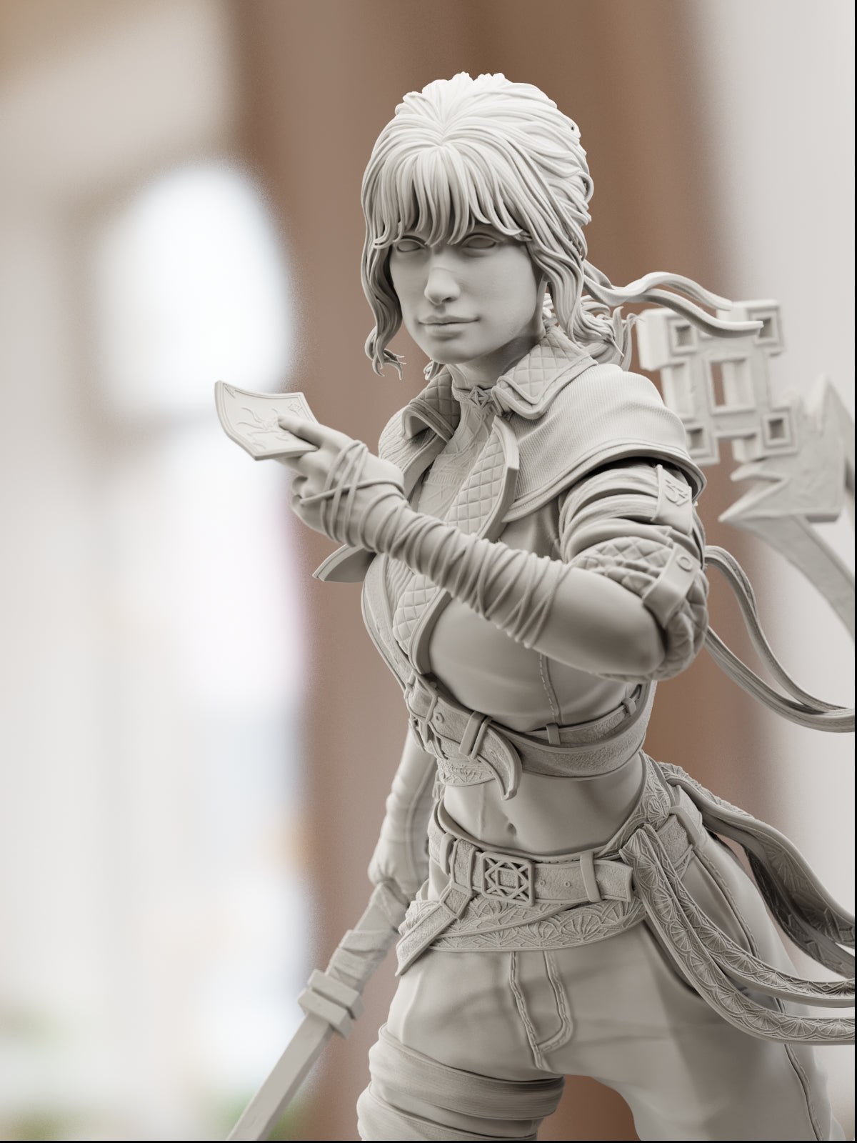 Blade of the Obscure | Maximum Detailed 12K 3D printed figure