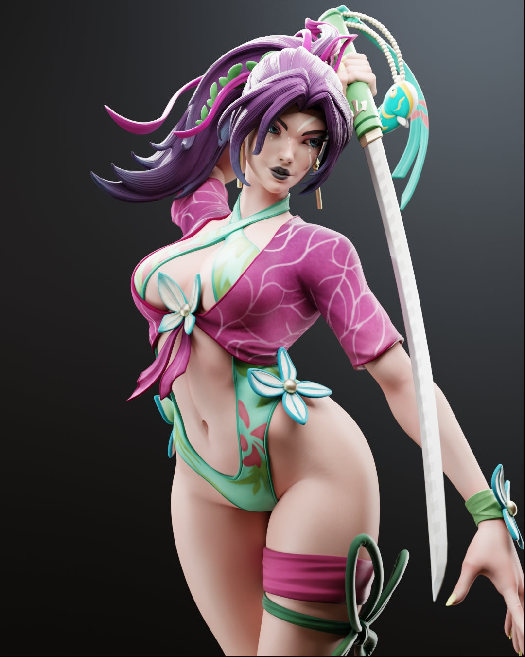 The Psychic Kunoichi Statue