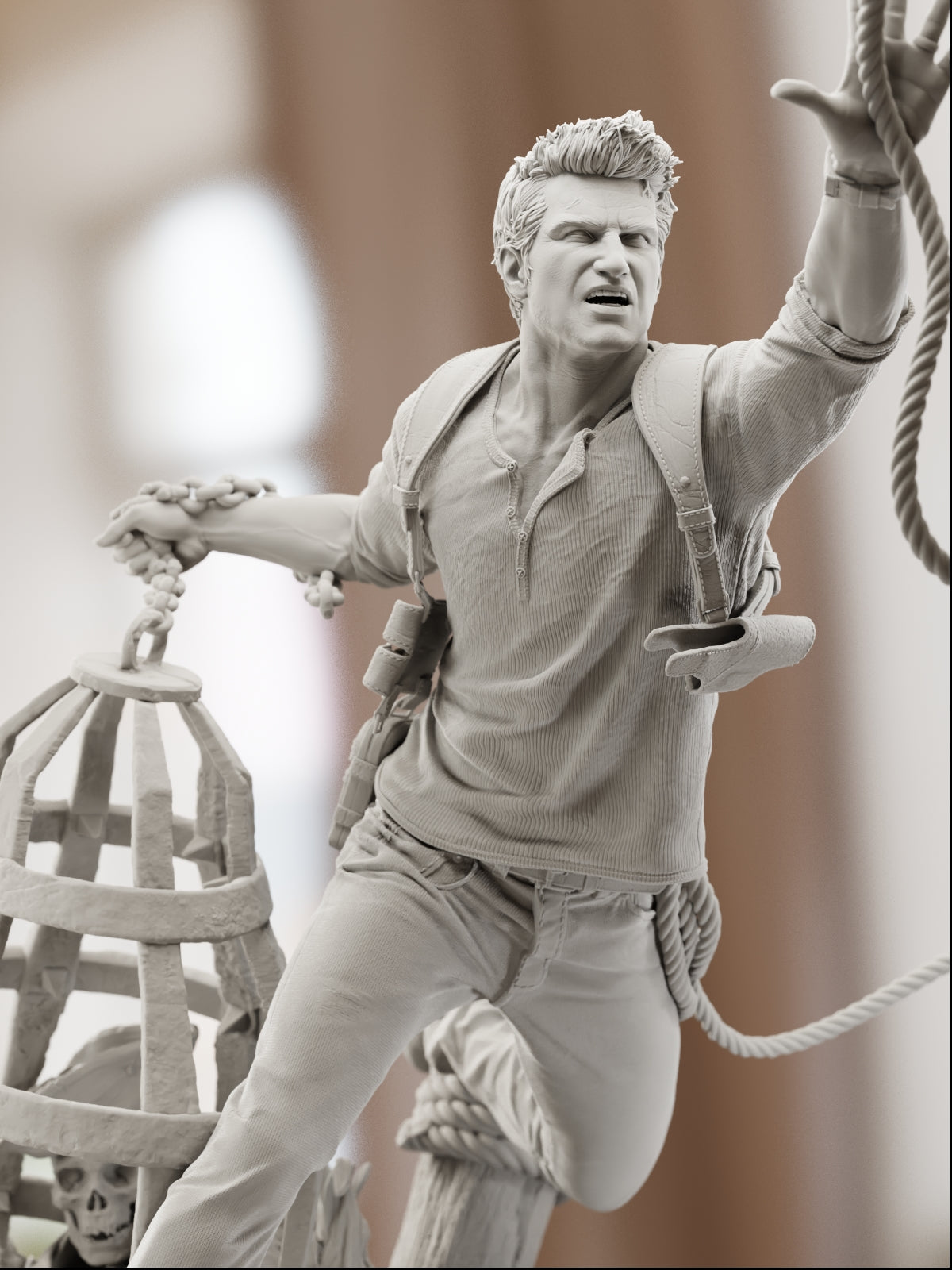 The Treasure Hunter | Maximum Detailed 12K 3D printed figure