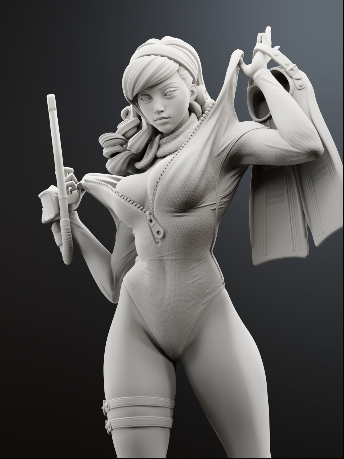 The Sleuth of the Sea | Maximum Detailed 12K 3D printed figure