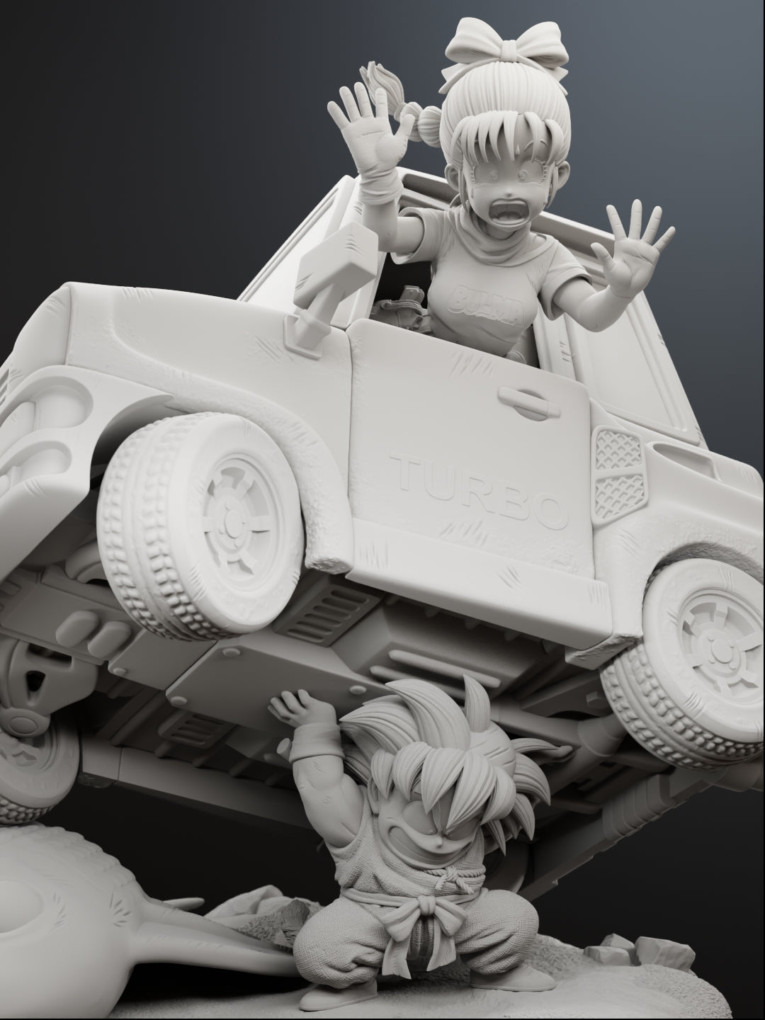 The Capsule Roadtrip Statue