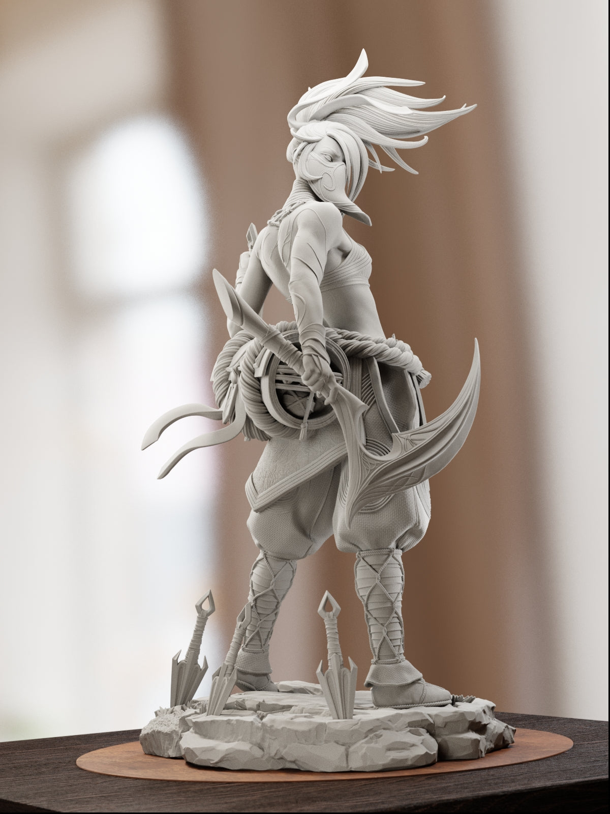 The Rogue Assassin | Maximum Detailed 12K 3D printed figure